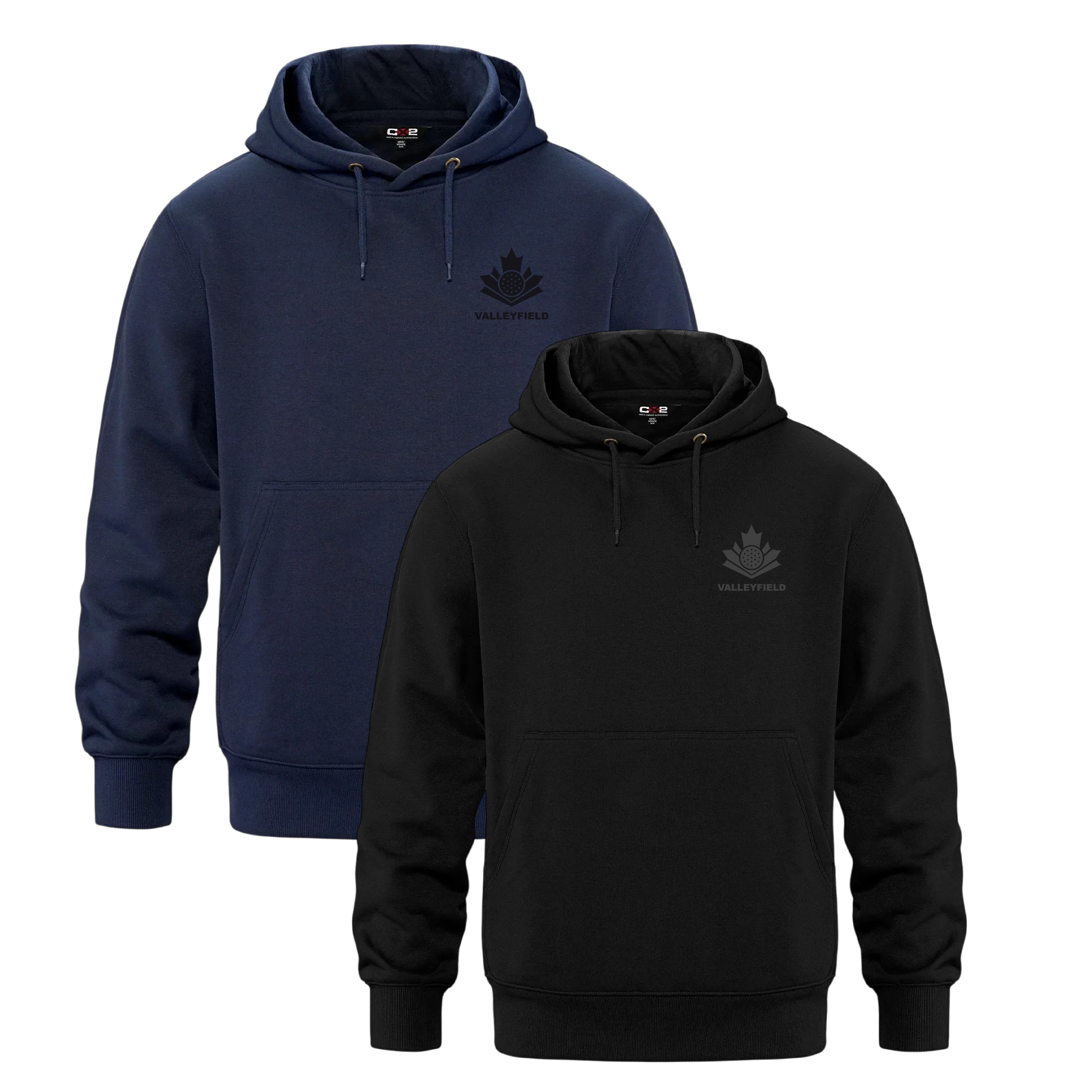 Chandail à capuche hydrofuge brodé