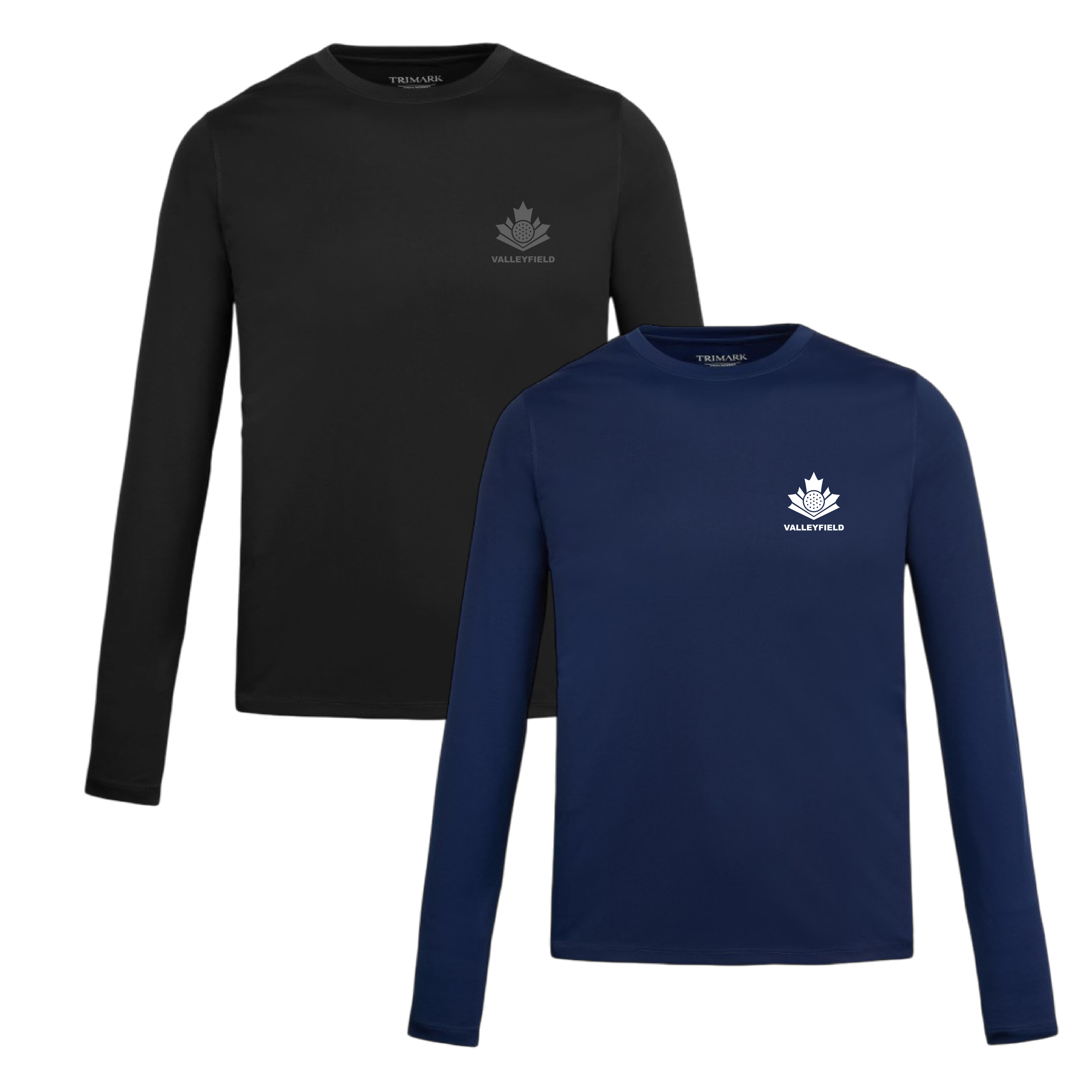 T-shirt à manches longues en polyester recyclé pour homme